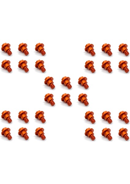 30X Ktm Sx Sxf Excf Excf Xc Xcf Xcw Xcfw 65 125 150 250 350 450 525 530 (Turuncu) (Yurt Dışından)