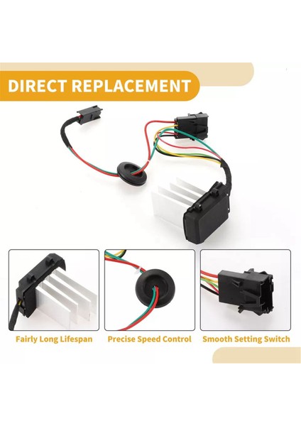 Araba Üfleyici Motor Direnç 5468152 4869327 Saab Için 9-5 95 Araba Aksesuarları (Yurt Dışından) indirimleri