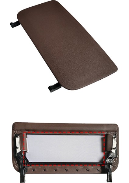 Araba Koltuğu Arka Panel Deri Backrest Depolama Cep Kapağı Bmw 5 6 7 Serisi G30 G38 2018-2023 G12 G32 Mocha (Yurt Dışından) fiyatları
