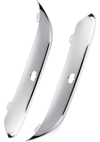 Ön Tampon Alt Krom Trim Şeridi Dekoratif Şerit Kapağı Delik W/delik 04806124AA 04806125AA Chrysler Için 300C 2005-2011 (Yurt Dışından)