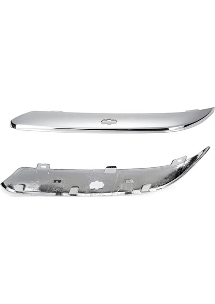 Ön Tampon Alt Krom Trim Şeridi Dekoratif Şerit Kapağı Delik W/delik 04806124AA 04806125AA Chrysler Için 300C 2005-2011 (Yurt Dışından) modelleri