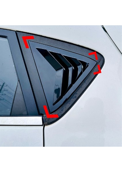 Araba Arka Pencere Panjur Panjurları Panjurlar Ford Fiesta Mk7 7.5 2008-2017 Araba Aksesuarları Parlak Siyah (Yurt Dışından) indirimleri