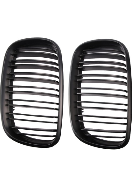 Mat Siyah Ön Tampon Çift Çabuk Ön Böbrek Izgara Izgara For-Bmw X5 X6 E70 E71 2007-2014 (Yurt Dışından) fiyatları