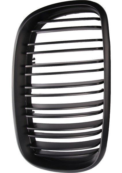 Mat Siyah Ön Tampon Çift Çabuk Ön Böbrek Izgara Izgara For-Bmw X5 X6 E70 E71 2007-2014 (Yurt Dışından) fırsatları
