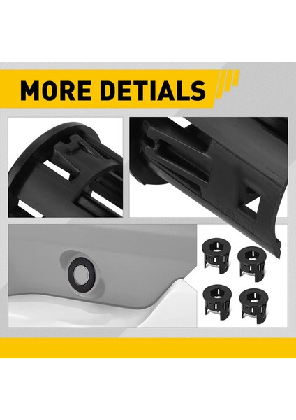 4pcs Park Yardımı Sensör Braket Çerçeveleri 5LS52TZZAA Dodge Ram 1500 2500 3500 2014-2018 (Yurt Dışından) fırsatları