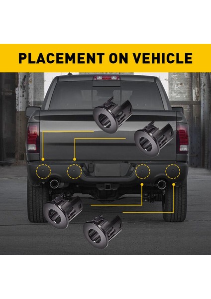 4pcs Park Yardımı Sensör Braket Çerçeveleri 5LS52TZZAA Dodge Ram 1500 2500 3500 2014-2018 (Yurt Dışından) indirimleri