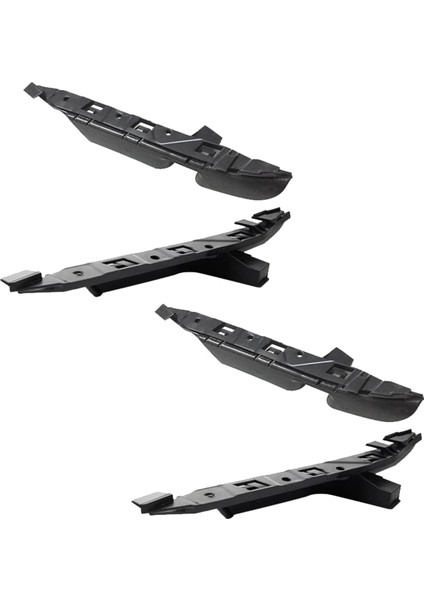 2x Çift Ön Sol Sağ Tampon Kılavuzu Destek Braketi 51117033705 51117033706 For-Bmw E60 E61 525I 528I 530I 545I (Yurt Dışından)