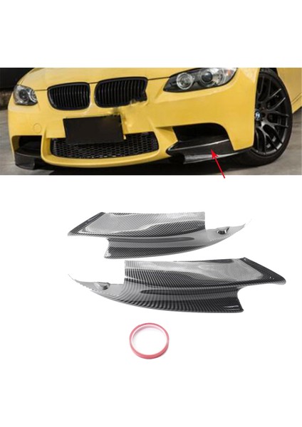 1paır Araç Ön Sol ve Sağ Alt Tampon Ayırıcı Bmw E90 E92 E93 M3 2006-2013 Ön Dudak Trim Koruyucu Koruma (Yurt Dışından) fırsatları