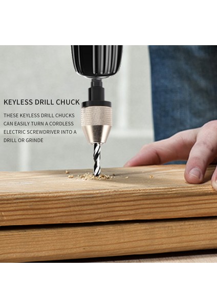 2 Parça Anahtarsız Matkap Aynıgarı 1/4 Inç Hex Shank Anahtarsız Matkap Çizelge Hızlı Değişim Adaptörü 0,3-6.5 Mm, 0.3-3.6 mm (Yurt Dışından) modelleri