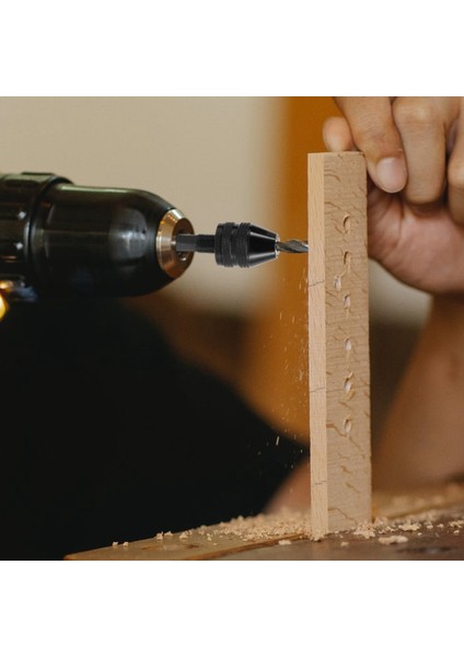 2 Parça Anahtarsız Matkap Aynıgarı 1/4 Inç Hex Shank Anahtarsız Matkap Çizelge Hızlı Değişim Adaptörü 0,3-6.5 Mm, 0.3-3.6 mm (Yurt Dışından) fırsatları