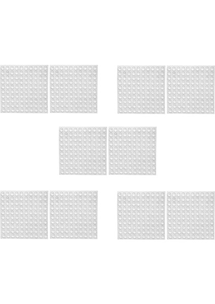 1000X Şeffaf Kauçuk Ayaklar Yapışkan Tampon Padleri Kendi Kendi Yapışkan Tamponları Ses Sönümleme Kapı Dolabı Tampon Pedler (Yurt Dışından)