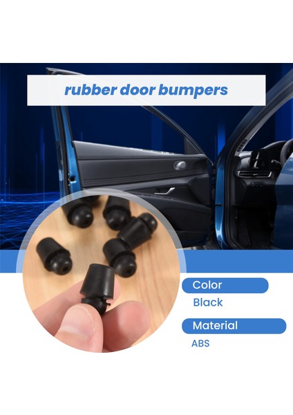 10PCS Araba Tampon Kapısı Aşırı Kauçuk Hyundai Için Kauçuk Tüm Araç Ellantra Aksan Tucson Soul Rio Creta Sonata 8219128010 (Yurt Dışından) fırsatları