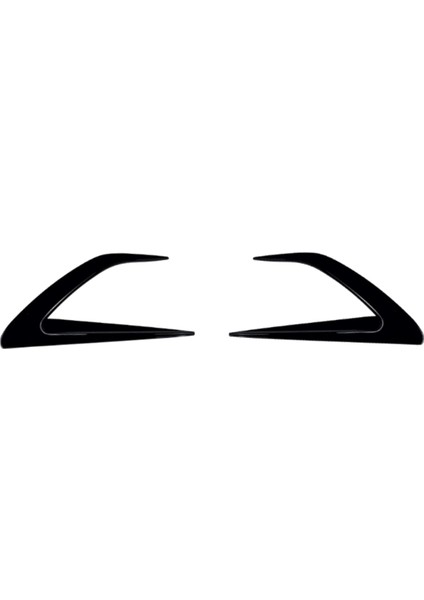 Araba Ön Tampon Ayırıcı Spoiler Sis Lambası Spoyler Kapak Mazda Miata Mx-5 Nd 2016+ Parlak Siyah (Yurt Dışından)