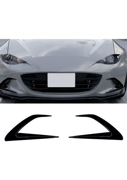 Araba Ön Tampon Ayırıcı Spoiler Sis Lambası Spoyler Kapak Mazda Miata Mx-5 Nd 2016+ Parlak Siyah (Yurt Dışından) fiyatları