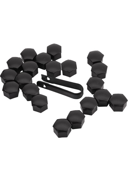 40PCS 21MM Araba Lastik Tekerleği Parlak Siyah Cıvata Somun Kapakları Çıkarma Anahtarı Tesla Model S 12-17 (Yurt Dışından) fırsatları