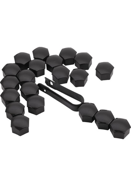 40PCS 21MM Araba Lastik Tekerleği Parlak Siyah Cıvata Somun Kapakları Çıkarma Anahtarı Tesla Model S 12-17 (Yurt Dışından) indirimleri