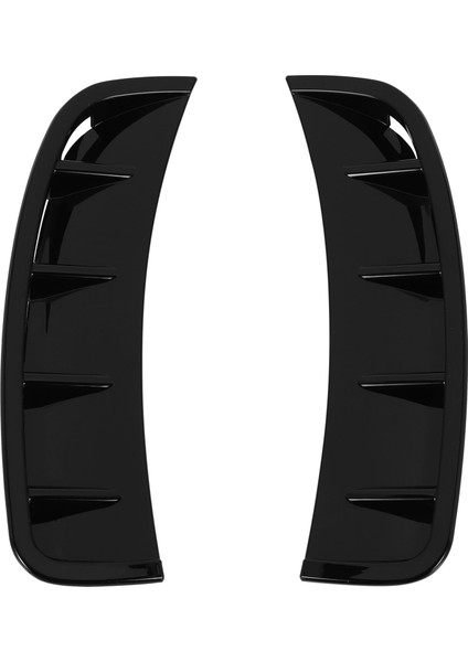 Ön Tampon Hava Outlet Çıkartmaları Mercedes Için Trim Kapak A Sınıfı W177 A180 A200 A220 A250 Spor Aksesuarları Araba Stil (Siyah) (Yurt Dışından)