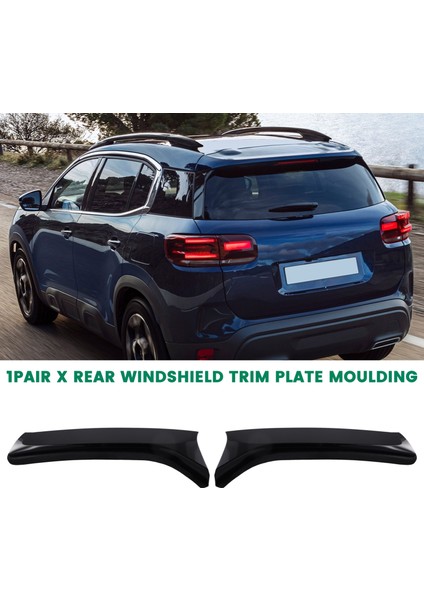1paır Arka Ön Cam Kaplama Plakası Kalıplama 9833762880 9833762780 Citroen C5 Aircross 2018-2022 YL008475XK YL008474XK (Yurt Dışından) fırsatları