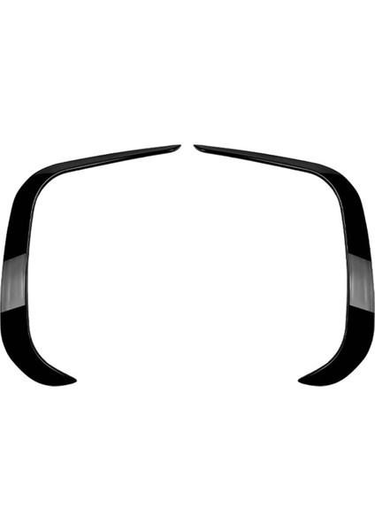 Araba Ön Tampon Dudak Ayırıcı Spoiler Sis Fg Fog Vw Tiguan Mk3 Rline 2024+ Parlak Siyah (Yurt Dışından)