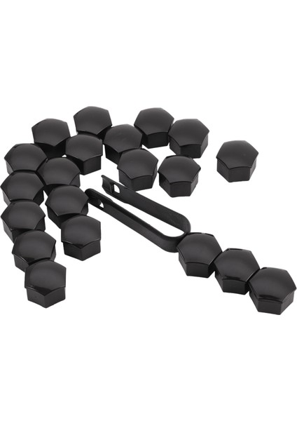 20PCS 21MM Araba Lastik Tekerleği Parlak Siyah Cıvata Somunları ile Kaldırma Anahtarı Tesla Model S 12-17 Için Uygun (Yurt Dışından) indirimleri