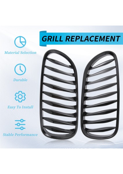 E85 Grille, Bmw Z Serisi Z4/E85 2003-2008 Için Ön Yedek Böbrek Izgarası (Parlak Siyah) (Yurt Dışından) indirimleri
