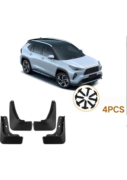 Toyota Yaris Için Araba Çamurları Cross gr gr 2023 Çamurluk Çamurluk Flep Splash Gardiyanlar (Yurt Dışından) modelleri