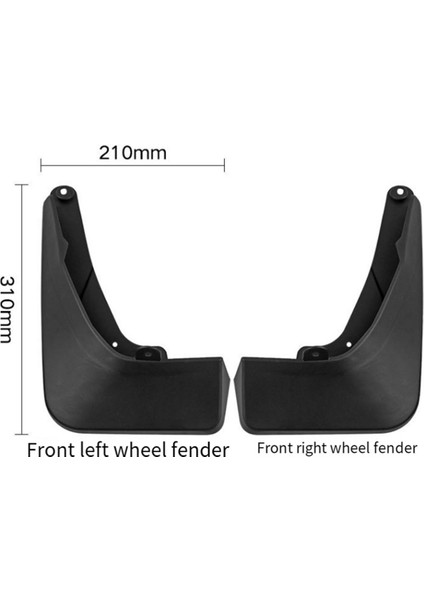 Toyota Yaris Için Araba Çamurları Cross gr gr 2023 Çamurluk Çamurluk Flep Splash Gardiyanlar (Yurt Dışından) indirimleri