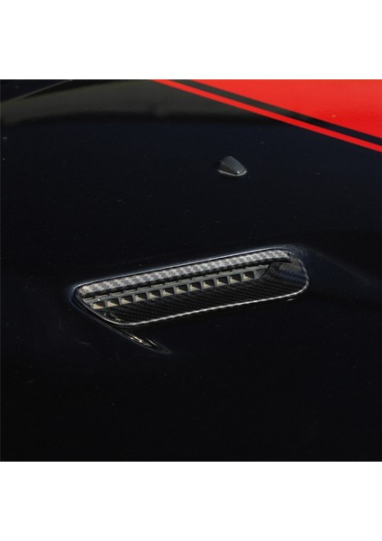 1paır Motor Kapak Trim Hava Akışı Emme Kaputu Dodge Challenger Için Havalandırma Kapağı 2009-2014 Abs Karbon Fiber Çıkartma Kapakları (Yurt Dışından) indirimleri