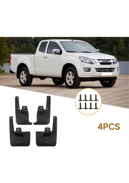 Isuzu Da-Max 2 Kapı Için Araba Çamur Fleps 2010-2019 Çamurluk Çamur Guard Flep Splash Flaps Aksesuarları (Yurt Dışından) modelleri