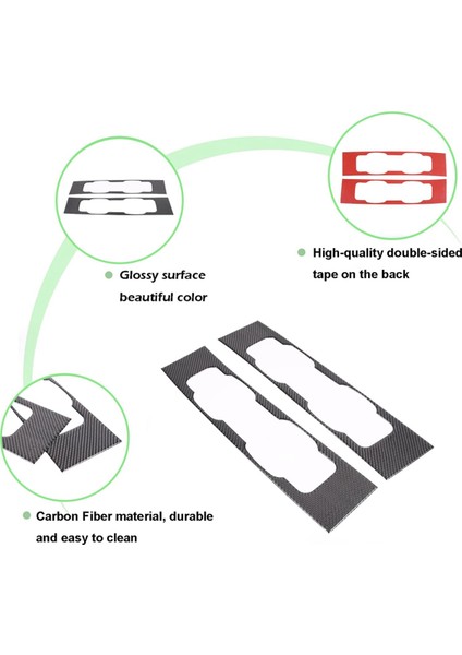 Land Rover Defender Için Karbon Fiber 90 110 130 2020-2024 Arka Kuyruk Işık Paneli Kapak Dış Dış Aksesuarlar (Yurt Dışından) fiyatları
