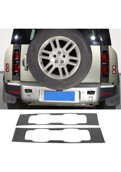 Land Rover Defender Için Karbon Fiber 90 110 130 2020-2024 Arka Kuyruk Işık Paneli Kapak Dış Dış Aksesuarlar (Yurt Dışından) modelleri