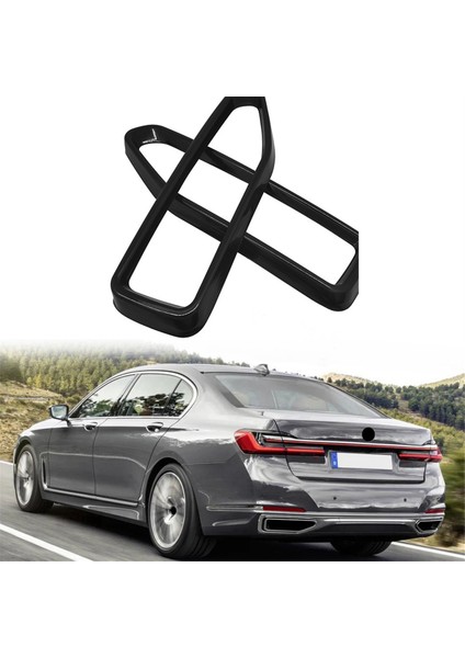 Araba Tek Delik Tail Borusu Çerçeve Dekor Aksesuarları Bmw 7 Serisi G12 G12 2019-2021 Için Egzoz Susturucu Dekoratif Çerçeve (Yurt Dışından) fiyatları