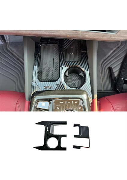 Bmw 5 Serisi G60 2024 Merkez Konsol Kupası Kapak Trim Dekorasyon Iç Aksesuarları Abs Karbon Fiber (Yurt Dışından) fiyatları