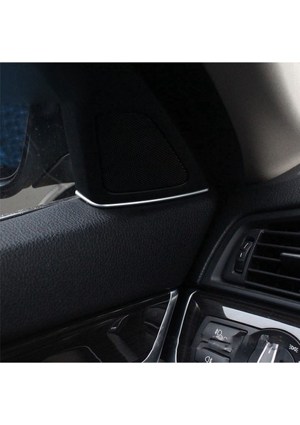 6pcs Kapı Tweeter Yuva Fişi F10 F11-BMW 5 Serisi 2011-2013 Abs Krom Kapı Hoparlörleri Çerçeve (Yurt Dışından) indirimleri