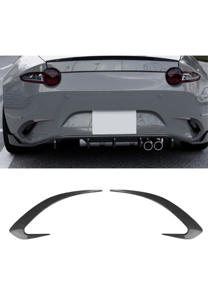 Araba Arka Tampon Ayırıcı Spoiler Arka Sis Lambası Spoiler Kapak Mazda Için Mazda Miata Mx-5 Nd 2016+ Karbon Fiber (Yurt Dışından) indirimleri