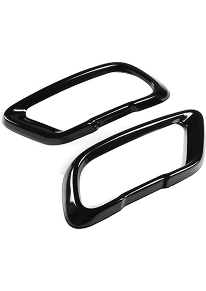 Araba Kuyruk Boğazı Dekoratif Çerçeve Kuyruk Muffter Egzoz Boru Çıktı Kapağı Bmw X5 G05 X6 G06 X7 G07 2019-2021 Siyah (Yurt Dışından)