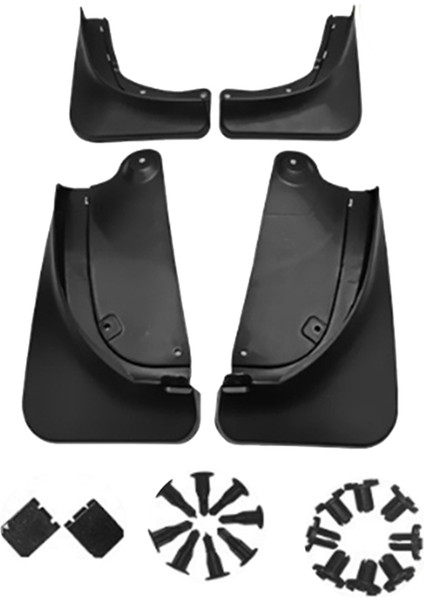 Araba Tesla Için Büyük Çamurluklar Model Y 2021-2023 Çamurluk Çamur Guard Flap Splash Flaps Çamur Flaps Aksesuarlar (Yurt Dışından)