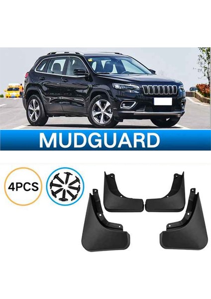 Jeep Cherokee Için Araba Çamurlukları 2019-2021 Çamurluk Çamur Koruma Flep Splash Flaps Çamur Varlık Aksesuarları (Yurt Dışından) indirimleri