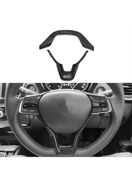 Honda Accord 2018-2022 Için Araba Direksiyon Kapağı Döşeme Karbon Fiber Araba Iç Aksesuarları (Yurt Dışından) fiyatları