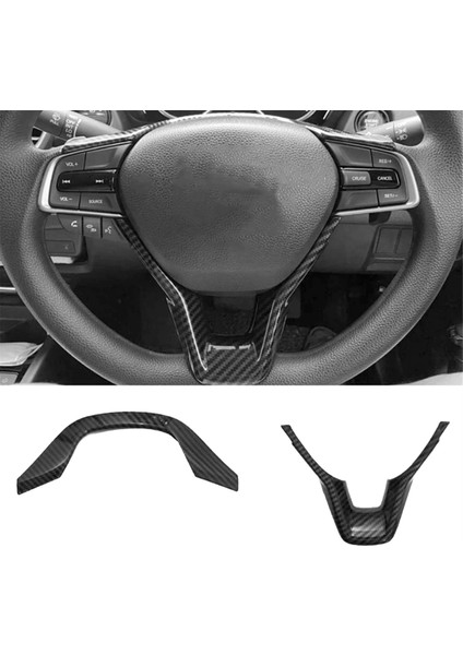 Honda Accord 2018-2022 Için Araba Direksiyon Kapağı Döşeme Karbon Fiber Araba Iç Aksesuarları (Yurt Dışından) fırsatları