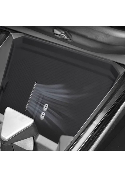 Bmw G45 X3 2024 2025 Lhd Telefon Tutucu Pedler Için Araba Merkezi Kontrol Kablosuz Şarj Önleyici Koruyucu Mat (Yurt Dışından) fiyatları