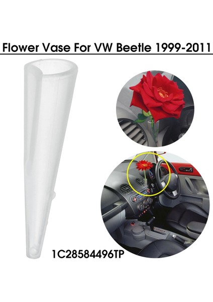 1C28584496TP Araba Çiçek Vazo Tutucu Süsleri Gösterge Tablosu Dekoru For-Beetle 1999-2011 1C2858496TP Rhd (Yurt Dışından) modelleri