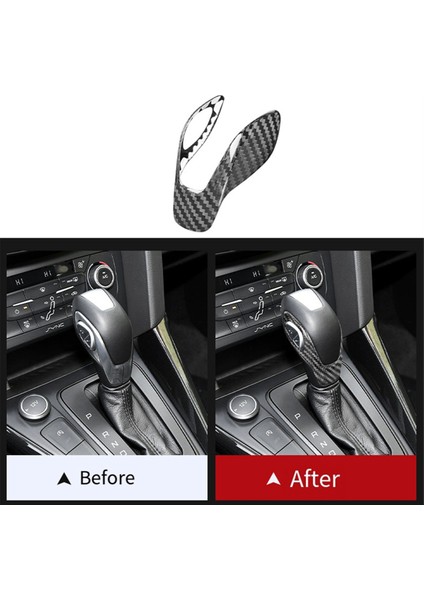 Ford Focus Fiesta 2012-2018 Lhd Için Karbon Fiber Araba Dişli Vites Değiştirici Düğme Kapağı Kaplama (Yurt Dışından) fiyatları