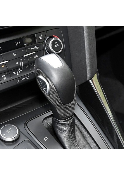 Ford Focus Fiesta 2012-2018 Lhd Için Karbon Fiber Araba Dişli Vites Değiştirici Düğme Kapağı Kaplama (Yurt Dışından) fırsatları