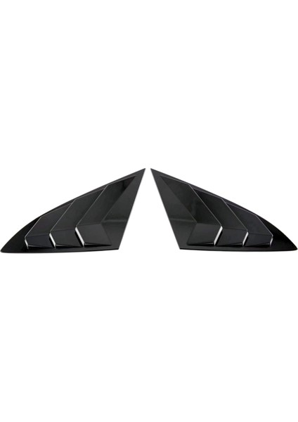 Changan Univ Uni -V 2023 2024 Otomobil Arka Spoiler Kanat Yan Pencere Üçgen Trim Kapak Trim Aksesuarları - Abs Siyah (Yurt Dışından)