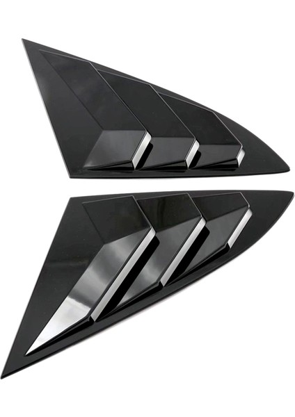 Changan Univ Uni -V 2023 2024 Otomobil Arka Spoiler Kanat Yan Pencere Üçgen Trim Kapak Trim Aksesuarları - Abs Siyah (Yurt Dışından) fırsatları