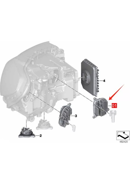 1paır Farlıght Module LED Melek Gözleri Drl Bmw Için Sarı Işık Kaynak X3 G01 X4 G02 2016-2019 63117466107 63117466108 (Yurt Dışından)