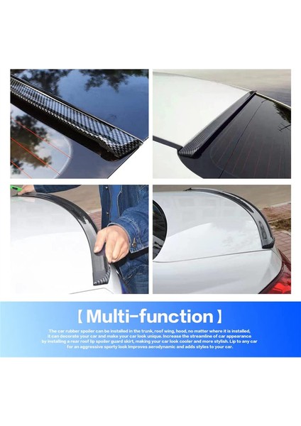 Araba Gövdesi Spoyler Çatı Dudak Kiti, Arka Bagaj Dudağı Veya Çatı Spoyler Çıkartma Çubuğu, Araba Arka Spoyler Arka Spoyler Kiti, Karbon (Yurt Dışından) fırsatları