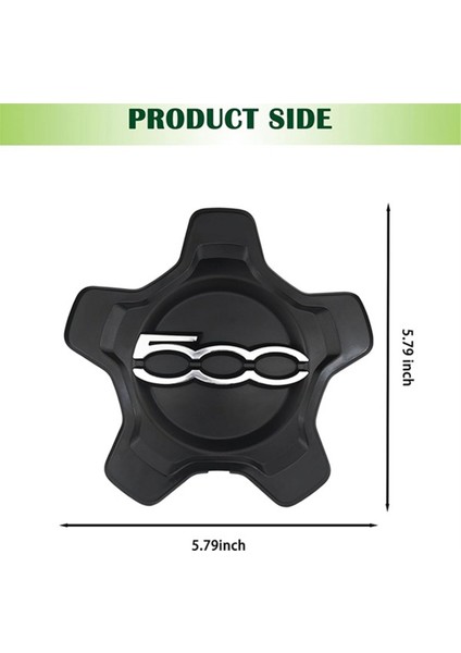 4pcs Fiat 500X 2016-2022 Için Araba Tekerlek Merkezi Kapak Kapağı (Yurt Dışından) fırsatları