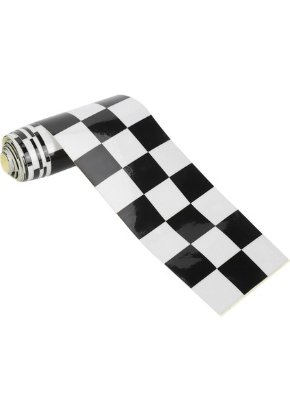 2x 3 Inç Siyah/beyaz Damalı Çıkartılı Teyp Araba Motosiklet Bisiklet Tank Çıkartma (Yurt Dışından) modelleri